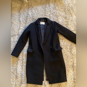 Babaton, Black wool winter coat